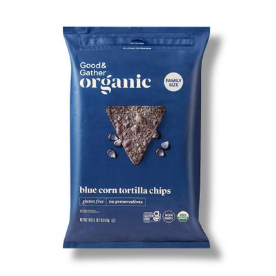 Organic Blue Corn Tortilla Chips - 18oz - Good & Gather