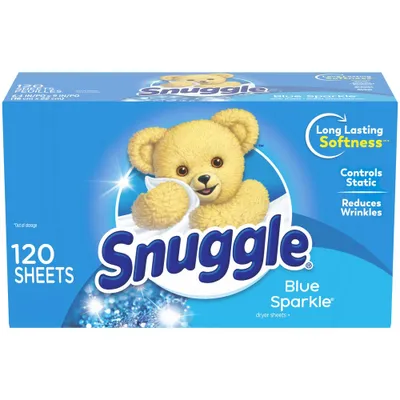 Snuggle Blue Sparkle Fresh Scent Dryer Sheets