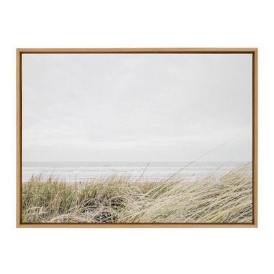 28 x 38 Sylvie East Beach Framed Canvas by Amy Peterson: Modern Nautical Decor - Kate & Laurel