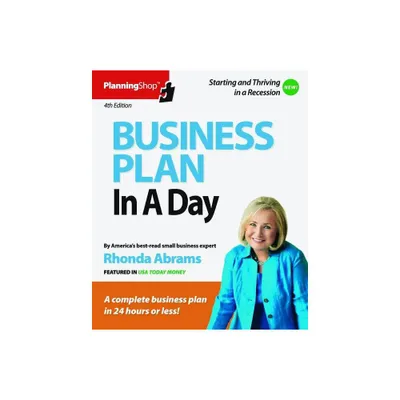 Business Plan in a Day - 4th Edition by Rhonda Abrams (Paperback)