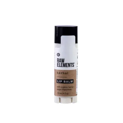 Raw Elements Herbal Rescue Lip Balm - 0.15oz