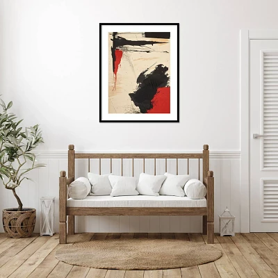 Amanti Art 33x41 Our Passion by J. D Lewis Wood Framed Wall Art Print