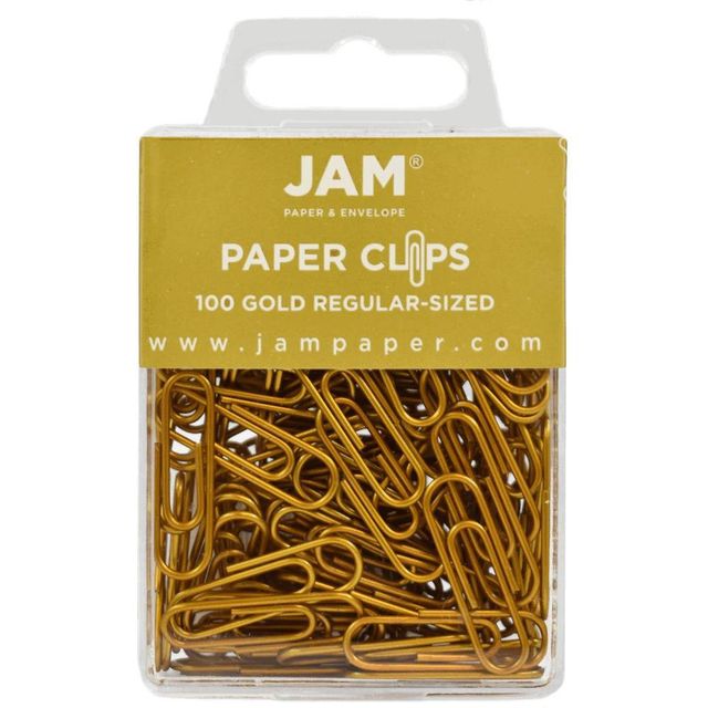 JAM Paper 1 100pk Colored Standard Paper Clips - : Office