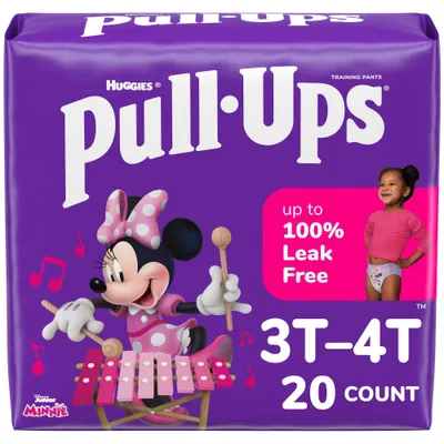Pull-Ups Girls Potty Training Pants - 3T-4T - 20ct
