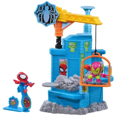 Disney Store Marvel Spider-man Figurine Playset (target Exclusive