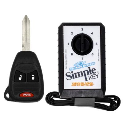 Car Keys Express 3 Button Universal Remote & Key Combo Black: Key Programmer, Vehicle Electronics, CR2032 Battery