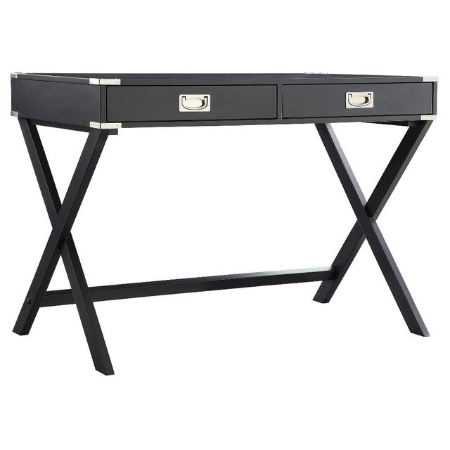 Kenton Wood Writing Desk with Drawers - Inspire Q: Style, Surface, Frame