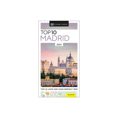 DK Top 10 Madrid - (Pocket Travel Guide) by Dk Travel (Paperback)