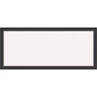 32x14 Stylish Wood Frame White Cork Board Black - Amanti Art: Bulletin Board, Wall Mounted, Office & Home Decor