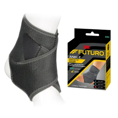 FUTURO Comfort Fit Ankle Support, Adjustable Everyday Ankle Brace - 1pk