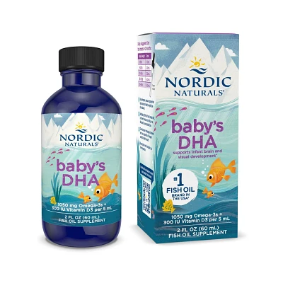 Nordic Naturals Babys DHA Liquid Dietary Supplement - 2 fl oz