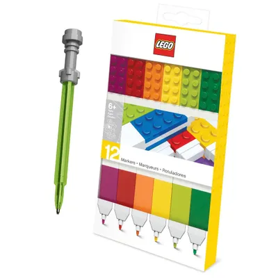 LEGO 12pk LEGO Iconic Colored Pencils with Topper | Connecticut Post Mall