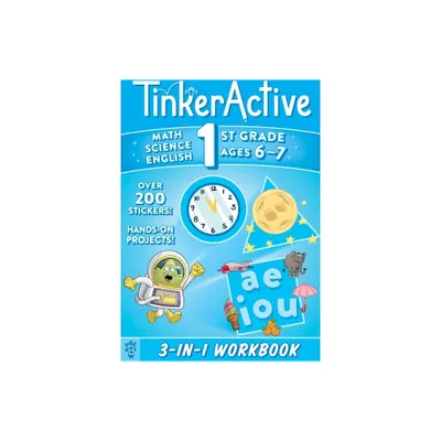 Tinkeractive 1st Grade 3-In-1 Workbook - (Tinkeractive Workbooks) by Justin Krasner & Megan Hewes Butler (Paperback)