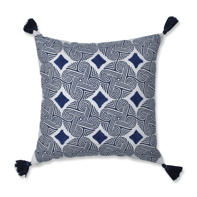 Hiawatha Square Throw Pillow - Pillow Perfect: Modern Design