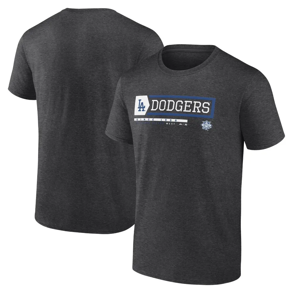 MLB Los Angeles Dodgers Men's Short Sleeve Bi-Blend T-Shirt - S