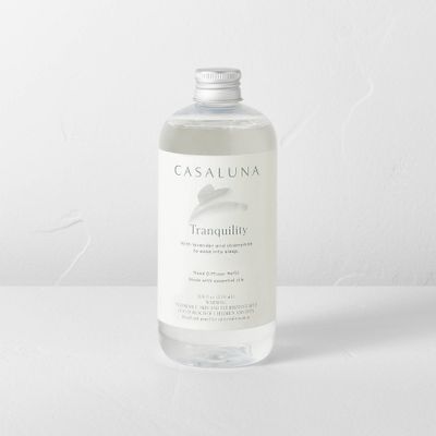 350ml Tranquility Reed Diffuser Refills Clear - Casaluna: Soothing Lavender & Chamomile Scents, Aromatherapy, No Battery