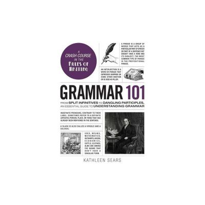 Grammar 101 - (Adams 101) by Kathleen Sears (Hardcover)