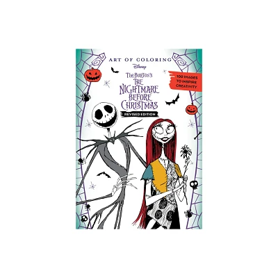 Art of Coloring: Disney Tim Burtons the Nightmare Before Christmas - by Disney Books (Paperback)