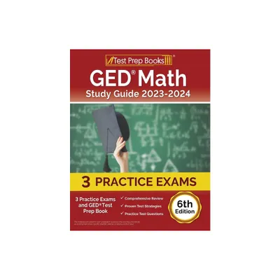 GED Math Study Guide 2023-2024 - by Joshua Rueda (Paperback)