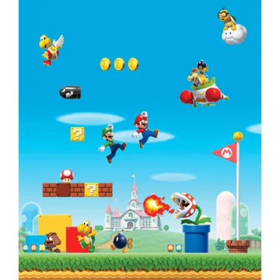 Nintendo Super Mario Kids Tapestry - RoomMates