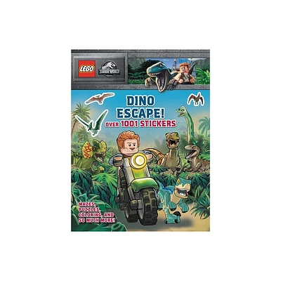 Lego Jurassic World: Dino Escape! - (1001 Stickers) by Ameet Publishing (Paperback)