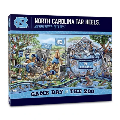 NCAA North Carolina Tar Heels Game Day at the Zoo 500pc Puzzle