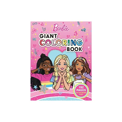 Barbie: Giant Coloring Book - by Mattel (Paperback)