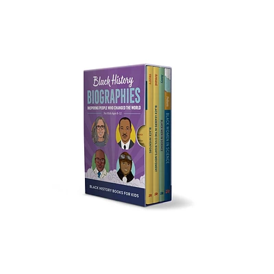 Black History Biographies 4 Book Box Set - (Biographies for Kids) by Rockridge Press (Paperback)