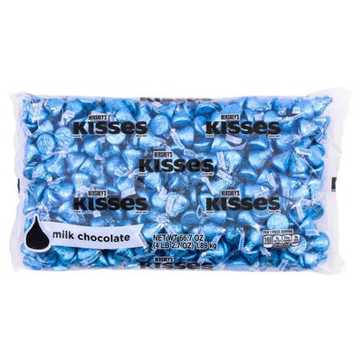 Kisses Blue Milk Chocolates - 66.7oz