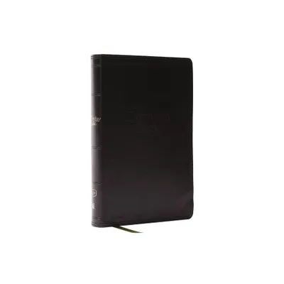 Kjv, the Everyday Bible, Black Leathersoft, Red Letter, Comfort Print - by Thomas Nelson (Leather Bound)