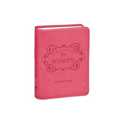 One-Minute Devotions for Women Pink Faux Leather - 2nd Edition by Carolyn Larsen (Leather Bound)