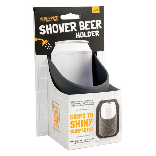 12oz Shower Seltzer Drinkware Holder White