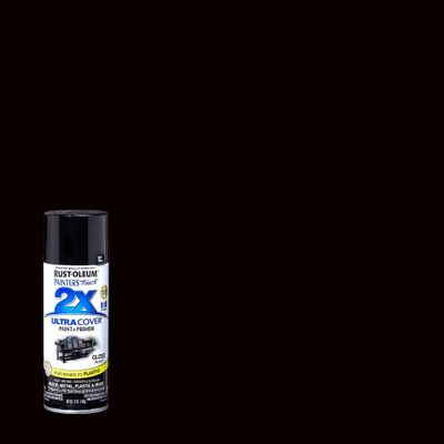 Rust-Oleum 12oz 2X Painters Touch Ultra Cover Gloss Spray Paint Black
