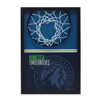 NBA Minnesota Timberwolves Print-On Glass Wall Sign