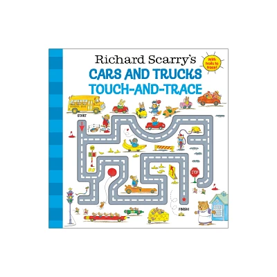 Richard Scarrys Cars and Trucks Touch-And-Trace - (Board Book)