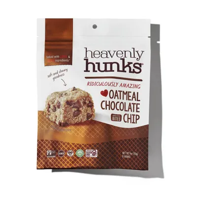 Heavenly Hunks Oatmeal Chocolate Chip Cookie Bites - 6oz