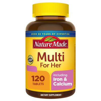 Nature Made Multi for Her - Womens Multivitamin Tablets - 120ct