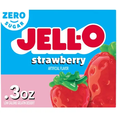 JELL-O Sugar-Free Strawberry Gelatin - 0.3oz