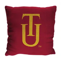 14x14 NCAA Tuskegee Golden Tigers Homage Double Sided Jacquard Decorative Pillow - 2pk