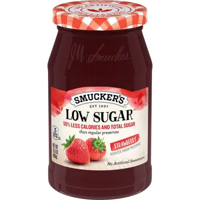 Smuckers Low Sugar Strawberry Preserves - 15.5oz