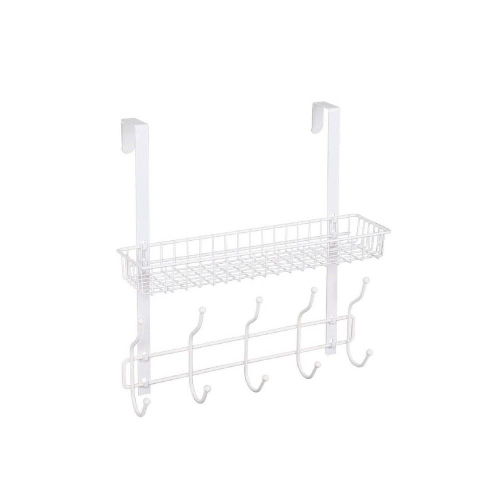 Overdoor Storage Basket Rack