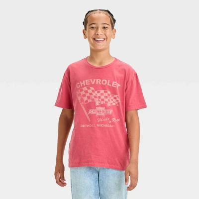 Boys Short Sleeve Chevrolet Graphic T-Shirt