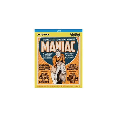 Maniac (Forbidden Fruit: The Golden Age of the Exploitation Picture, Volume 17) (Blu-ray)(1934)