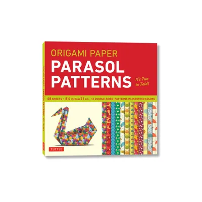 Origami Paper 8 1/4 (21 CM) Parasol Patterns 48 Sheets - by Tuttle Studio (Loose-Leaf)