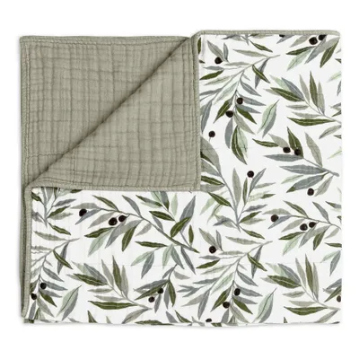 Babyletto Olive Branches Muslin Quilt