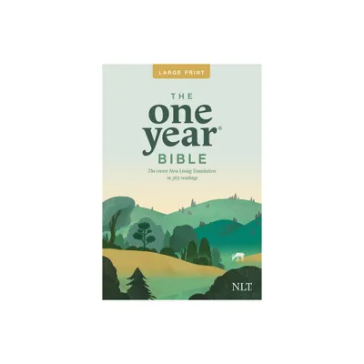 One Year Premium Slimline Bible-NLT-Large Print 10th Anniversary - (Paperback)
