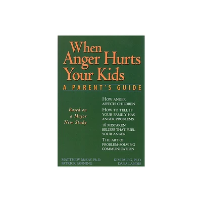 When Anger Hurts Your Kids - by Patrick Fanning & Dana Landis & Matthew McKay & Kim Paleg (Paperback)