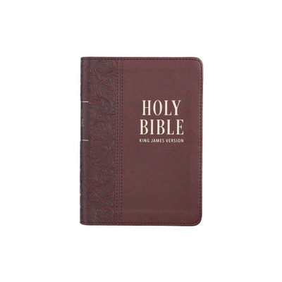 KJV Compact Large Print LL Brown - (Leather Bound)