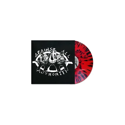 Against All Authority - 24 Hour Roadside Resistance - Red w/ Black Splatter (Explicit Lyrics Colored Vinyl Red Black Splatter)