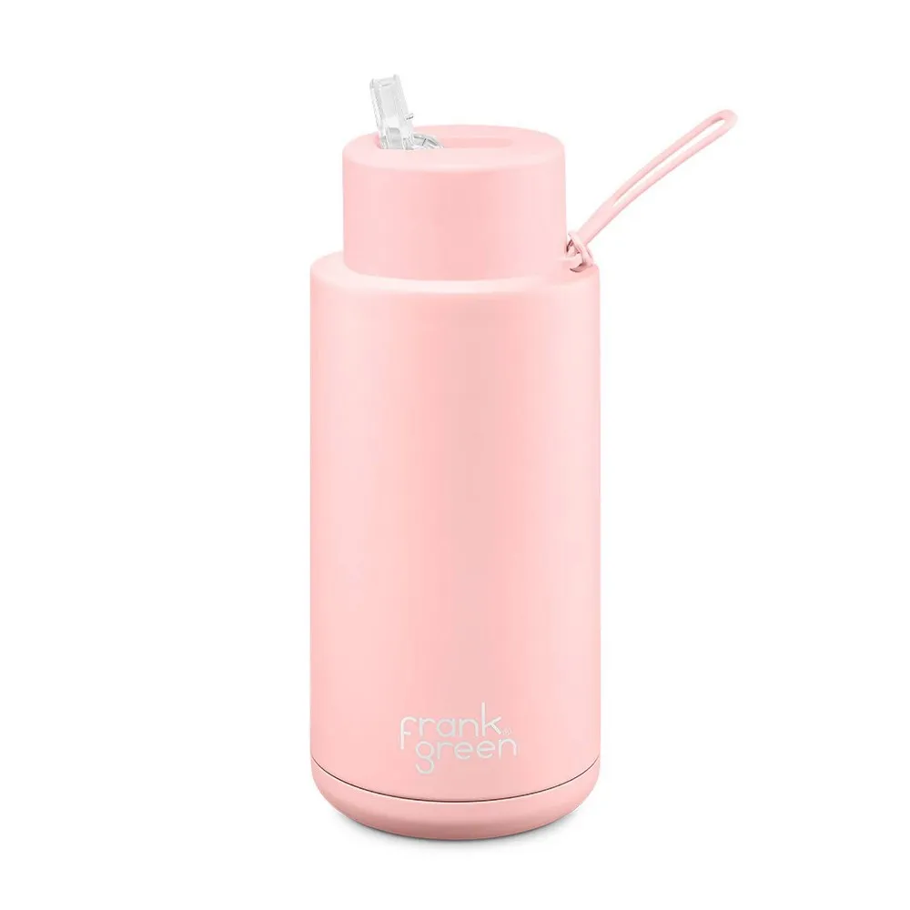 frank green 34oz Ceramic Reusable Bottle Blushed